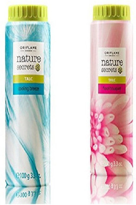 

Oriflame Nature Secrets Talc - Floral Bouquet & Cooling Breeze -100g each(200 g)