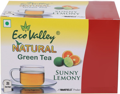 

Eco Valley Natural Sunny Lemon Green Tea Bags(25 Bags, Box)