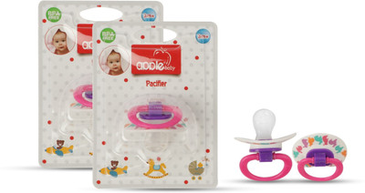 

Apple Baby Baby Pacifier - pink Soother(Pink)