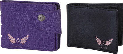 

Martell Men Multicolor Artificial Leather Wallet(2 Card Slots)