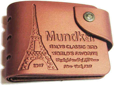 

Peacock Mundkar Men Tan Fabric Wallet(5 Card Slots)