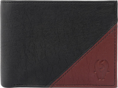 

samtroh Men Black Artificial Leather Wallet(11 Card Slots)