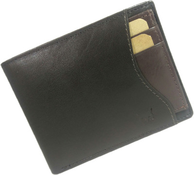 

WISE OWL Men Brown Genuine Leather Wallet(7 Card Slots), Coffee brown/brown