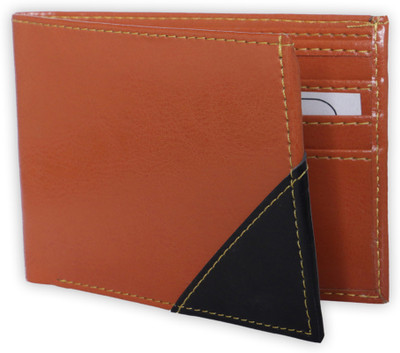 

Just Click Men Brown Artificial Leather Wallet(5 Card Slots)