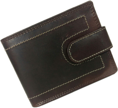 

WISE OWL Men Brown Genuine Leather Wallet(7 Card Slots)