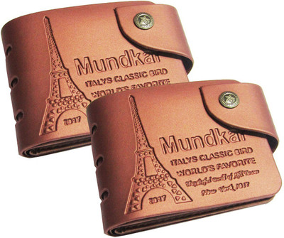 

Peacock Mundkar Men Tan Fabric Wallet(5 Card Slots)