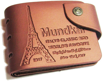 

Peacock Mundkar Men Tan Fabric Wallet(5 Card Slots)