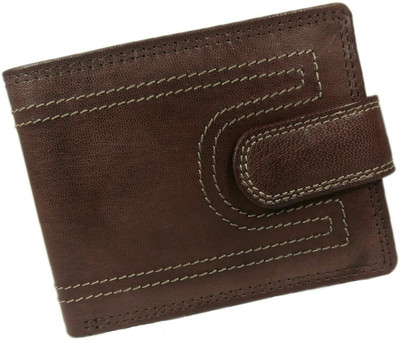 

WISE OWL Men Brown Genuine Leather Wallet(7 Card Slots)