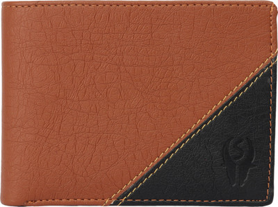 

samtroh Men Tan Artificial Leather Wallet(11 Card Slots)