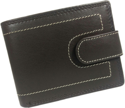 

WISE OWL Men Brown Genuine Leather Wallet(7 Card Slots), Coffee brown