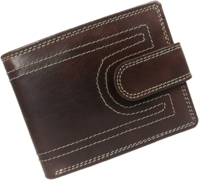 

WISE OWL Men Brown Genuine Leather Wallet(7 Card Slots)