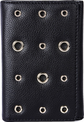 

Machli Women Black Artificial Leather Wallet(10 Card Slots)