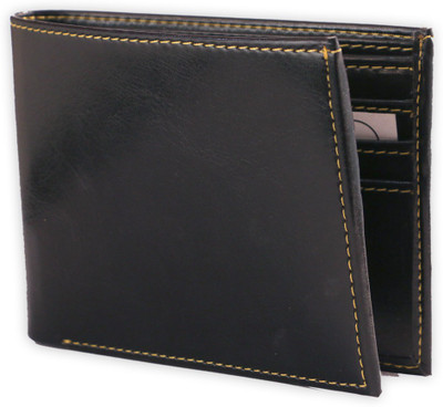 

just click Men Black Artificial Leather Wallet(8 Card Slots)