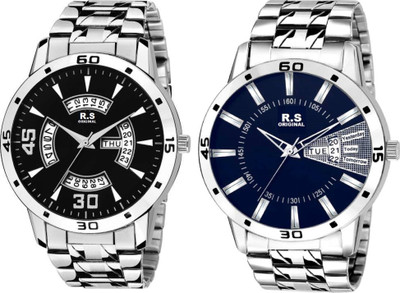 

R S Original RSO-4048 DAY AND DATE BLUE WATCH FOR MEN Watch - For Men
