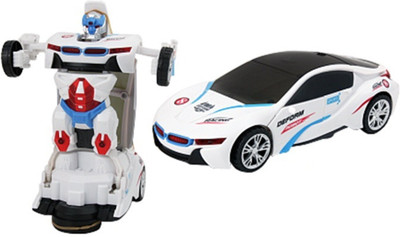 

FLAME Robot Deform Car Mode + Robot Mode Light & Music(Multicolor)