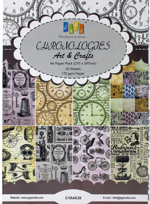 

JAGS A4 Craft Papers Chronologies - (CPPS20) - 10 Pattern Designs 30 Sheets