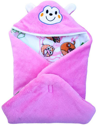 

Brandonn HOODED FOAM FILLED WELCROW STICHED SAFETY BAG Sleeping Bag(Pink