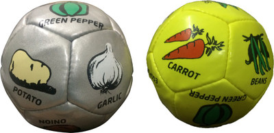 

Rebel Sports RBSFB03 Football - Size: 2(Pack of 2, Grey, Yellow), Multi o3