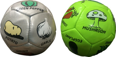

Rebel Sports RBSFB01 Football - Size: 2(Pack of 2, Grey, Green), Multi o1