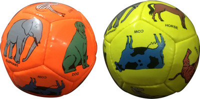 

Rebel Sports RBSFB07 Football - Size: 2(Pack of 2, Orange, Yellow), Multi o7