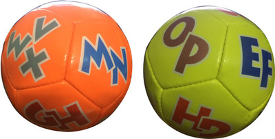 

Rebel Sports RBSFB12 Football - Size: 2(Pack of 2, Orange, Yellow), Multi o12