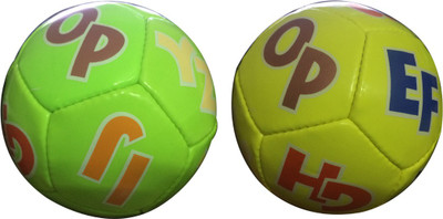 

Rebel Sports RBSFB11 Football - Size: 2(Pack of 2, Green, Yellow), Multi o11