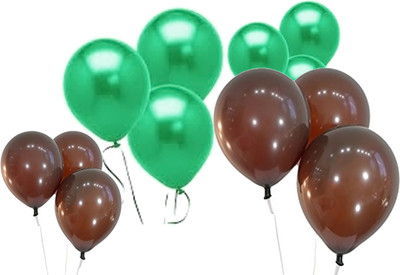 

EVA Solid EVA0311 Balloon(Brown, Green, Pack of 50)