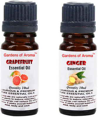 

Gardens Of Aroma Grapefruit Essential Oil And Ginger Essential Oil(20 ml)
