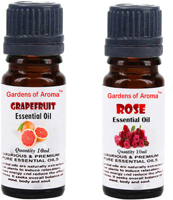 

Gardens Of Aroma Grapefruit Essential Oil And Rose Essential Oil(20 ml)