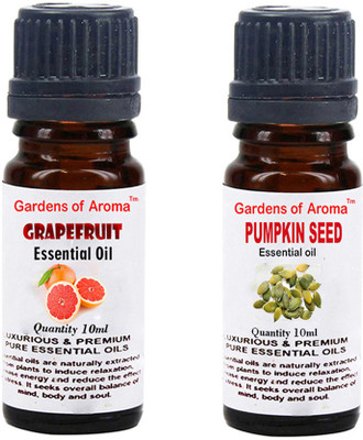 

Gardens Of Aroma Grapefruit Essential Oil And Pumkinseed Essential Oil(20 ml)