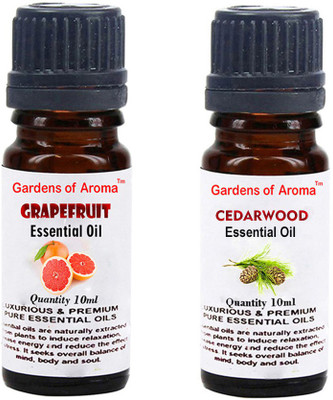 

Gardens Of Aroma Grapefruit Essential Oil And Cedarwood Essential Oil(20 ml)