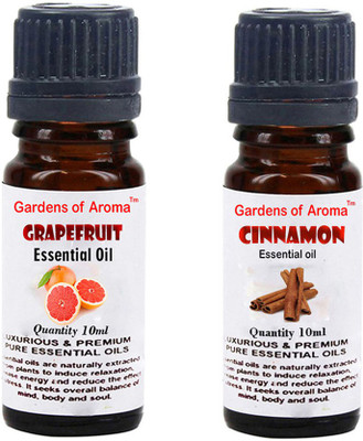 

Gardens Of Aroma Grapefruit Essential Oil And Cinnamon Essential Oil(20 ml)