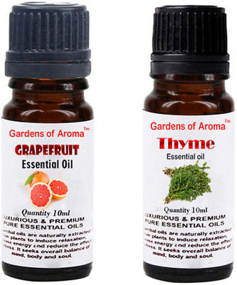 

Gardens Of Aroma Grapefruit Essential Oil And Thyme Essential Oil(20 ml)