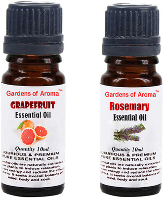 

Gardens Of Aroma Grapefruit Essential Oil And Rosemary Essential Oil(20 ml)