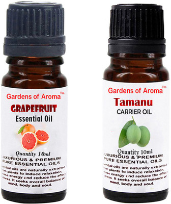 

Gardens Of Aroma Grapefruit Essential Oil And Tamanu Carrier Oil(20 ml)