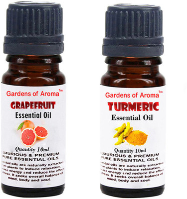 

Gardens Of Aroma Grapefruit Essential Oil And Tumeric Essential Oil(20 ml)
