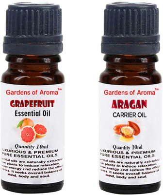 

Gardens Of Aroma Grapefruit Essential Oil And Argan Carrier Oil(20 ml)