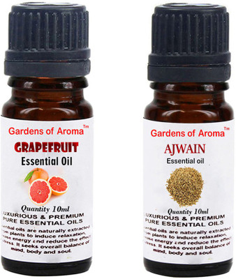 Gardens Of Aroma Grapefruit Essential Oil And Ajwain Essential Oil(20 ml)