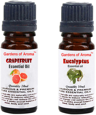 

Gardens Of Aroma Grapefruit Essential Oil And Eucalyptus Essential Oil(20 ml)
