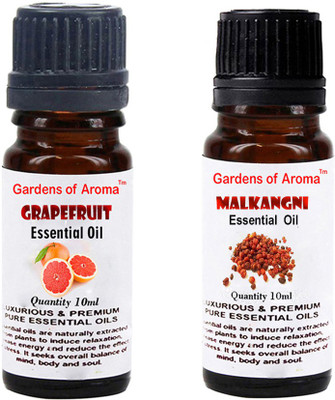 

Gardens Of Aroma Grapefruit Essential Oil And Malkangani Essential Oil(20 ml)