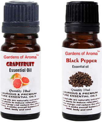 

Gardens Of Aroma Grapefruit Essential Oil And Black pepper Essential Oil(20 ml)