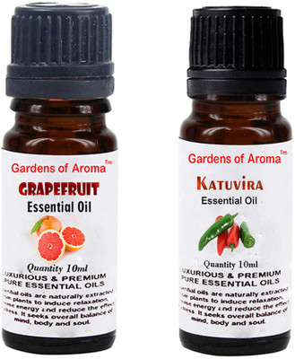 

Gardens Of Aroma Grapefruit Essential Oil And Katuvira Essential Oil(20 ml)