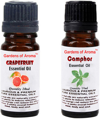 

Gardens Of Aroma Grapefruit Essential Oil And Camphor Essential Oil(20 ml)