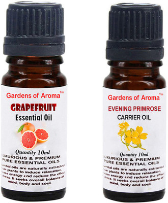 

Gardens Of Aroma Grapefruit Essential Oil And Evening primrose Carrier Oil(20 ml)