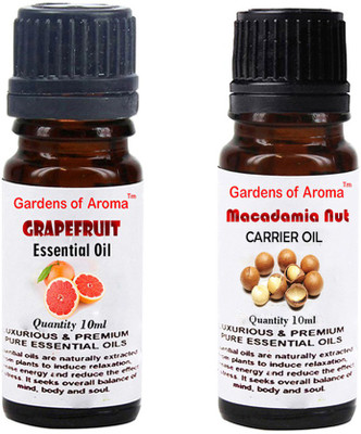 

Gardens Of Aroma Grapefruit Essential Oil And Macadamia Nut Carrier Oil(20 ml)