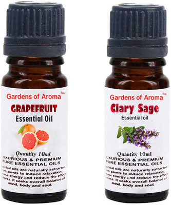 

Gardens Of Aroma Grapefruit Essential Oil And Clary sage Essential Oil(20 ml)