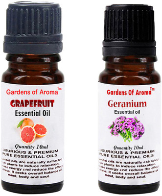 

Gardens Of Aroma Grapefruit Essential Oil And Geranium Essential Oil(20 ml)