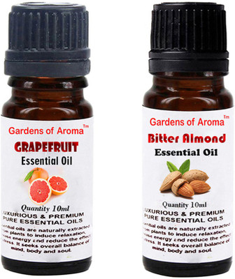 

Gardens Of Aroma Grapefruit Essential Oil And Bitter Almond Essential Oil(20 ml)