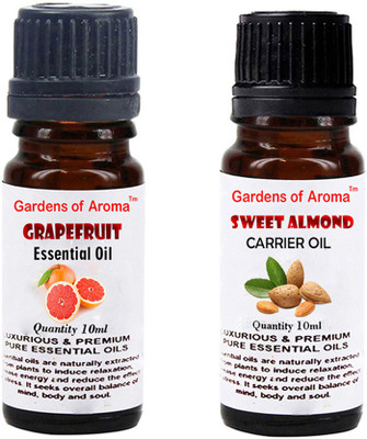 

Gardens Of Aroma Grapefruit Essential Oil And sweet almond Carrier Oil(20 ml)