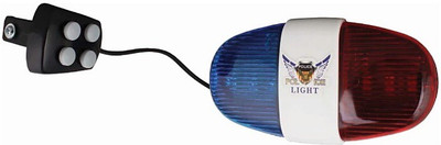 

fastped 4-Tone Whistle Red Blue Police Light Lamp Electric Horn For Bike Bicycle H-5 Bell(Blue, Red)